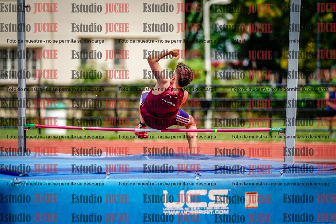 Fotos del salto en alto de varones
