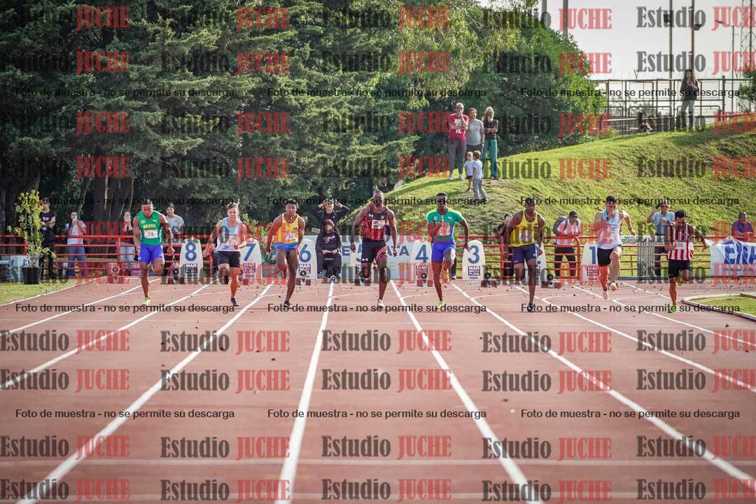 Fotos de los 100 m de varones - FINAL