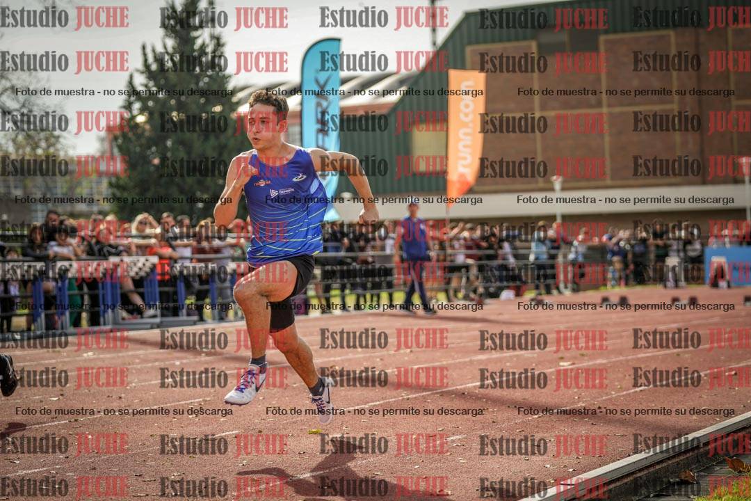 Fotos de los 100 m llanos de varones