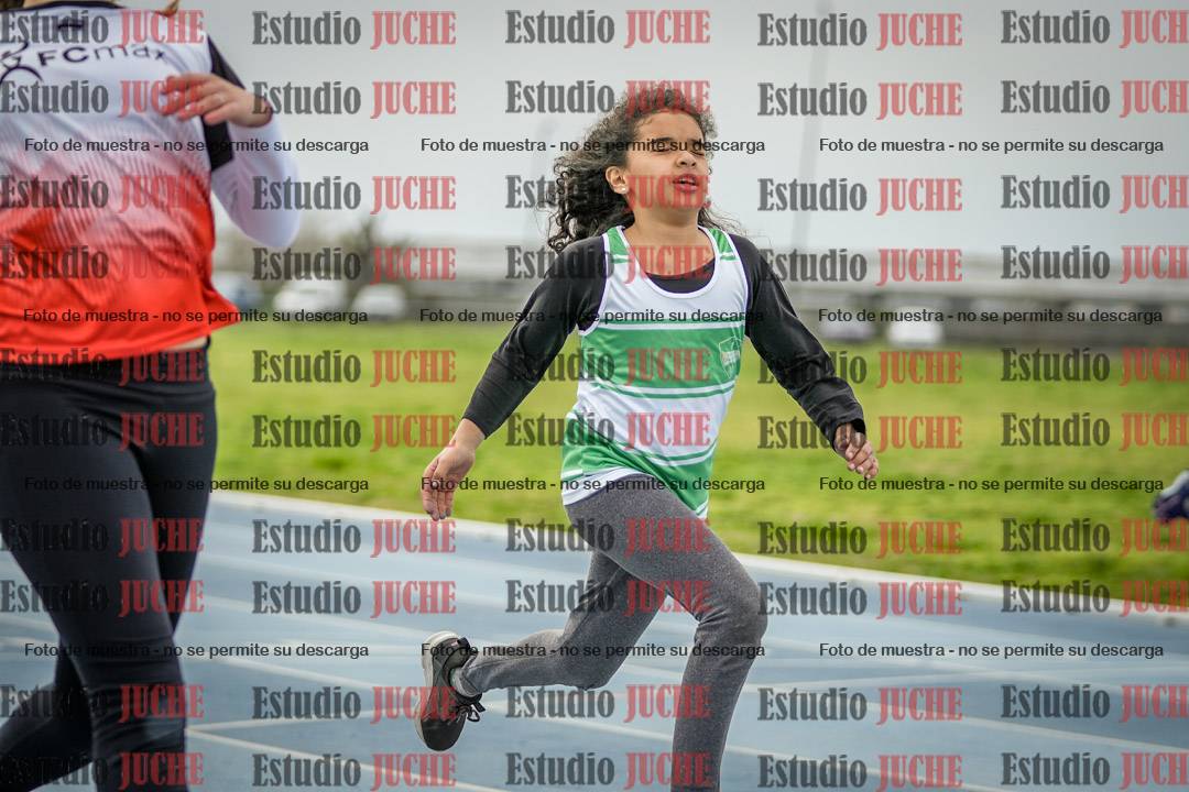 Fotos de los 50 m llanos de mujeres - U12