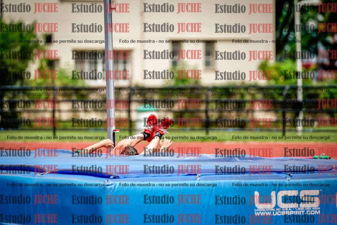Fotos del salto en alto de varones