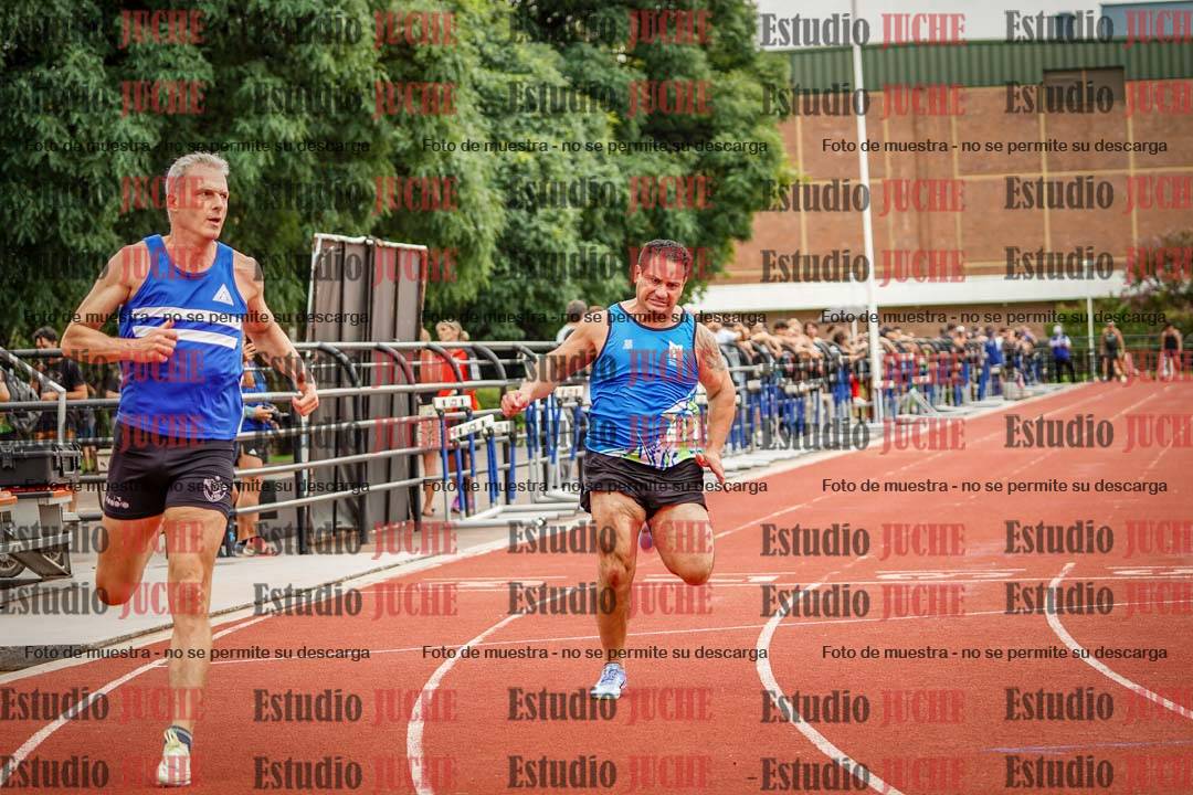 Fotos de los 100 m llanos de varones