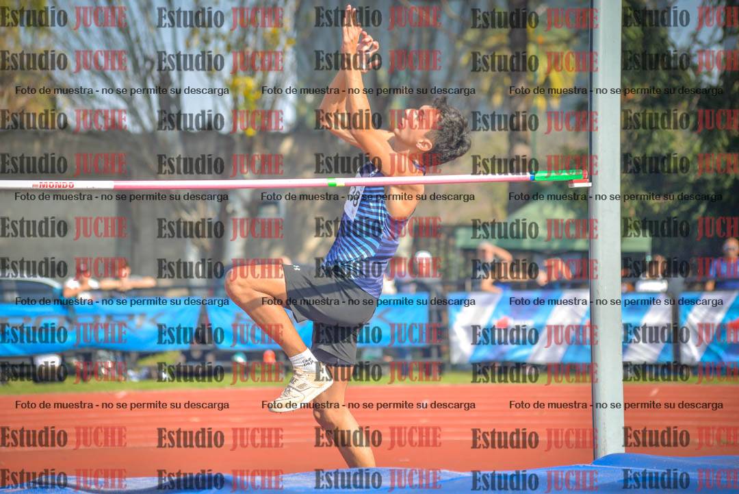 Fotos del salto en alto de varones