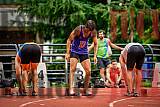 Fotos de los 100 m llanos de varones