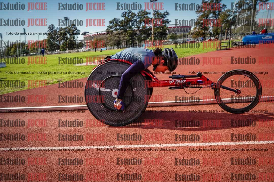 Fotos de los 800 m llanos de silla de ruedas