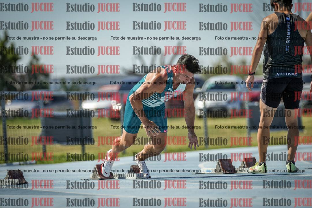 Fotos de los 100 m llanos de varones