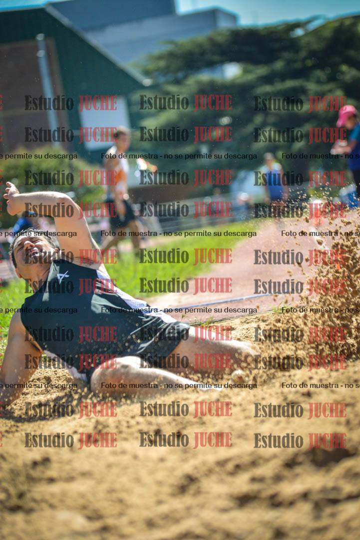 Fotos del salto en largo de varones