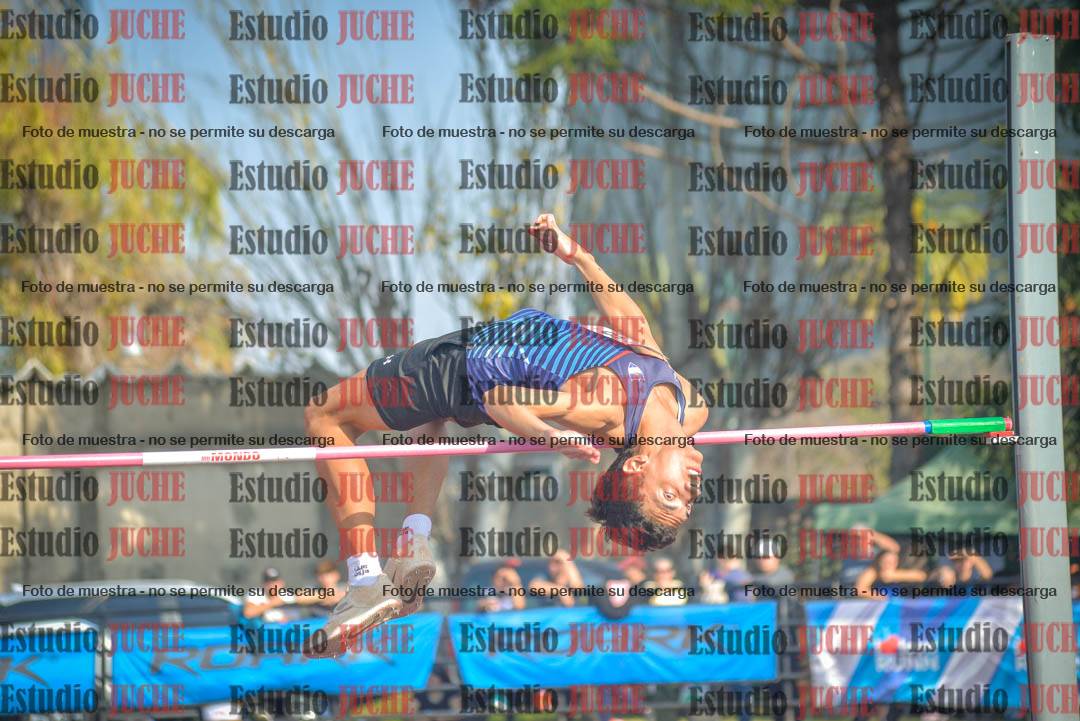 Fotos del salto en alto de varones