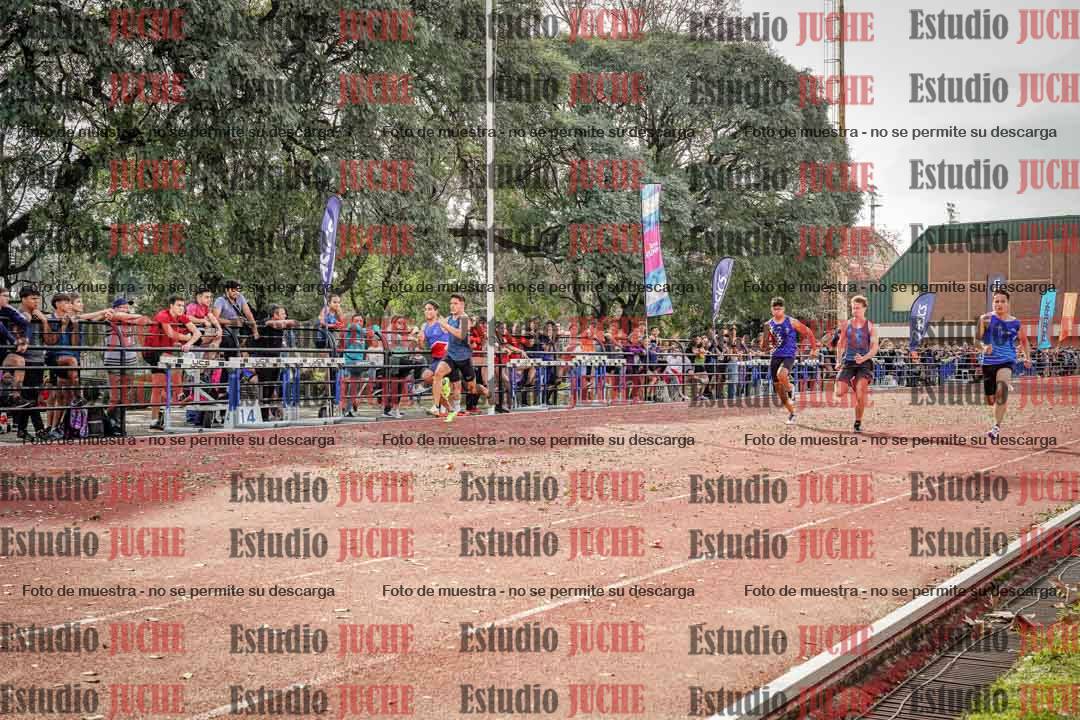 Fotos de los 100 m llanos de varones