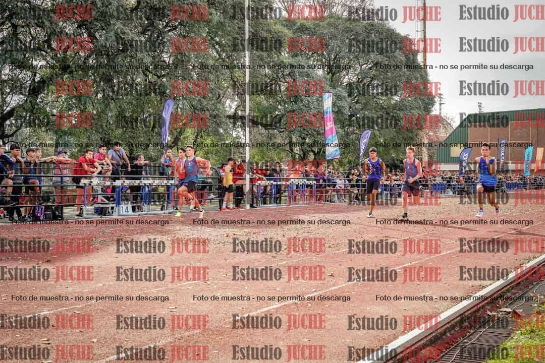 Fotos de los 100 m llanos de varones