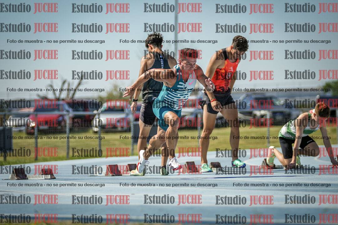 Fotos de los 100 m llanos de varones