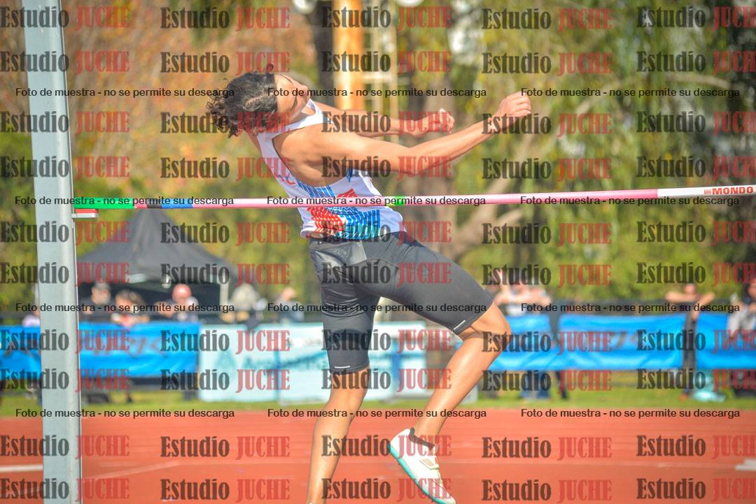 Fotos del salto en alto de varones