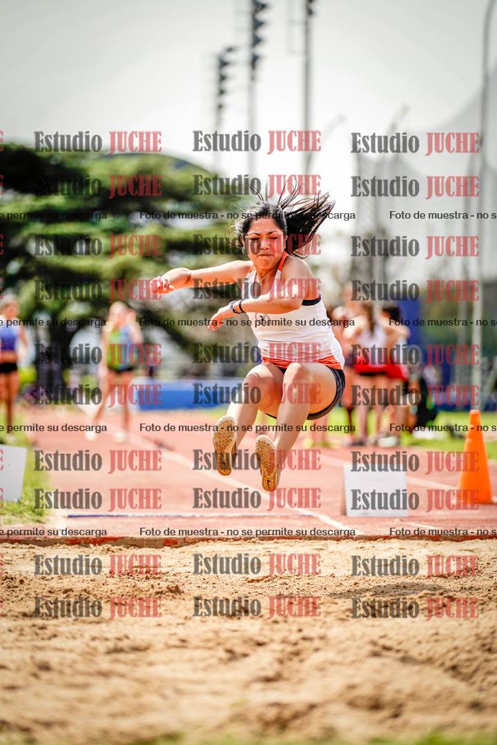 Fotos del salto en largo de mujeres