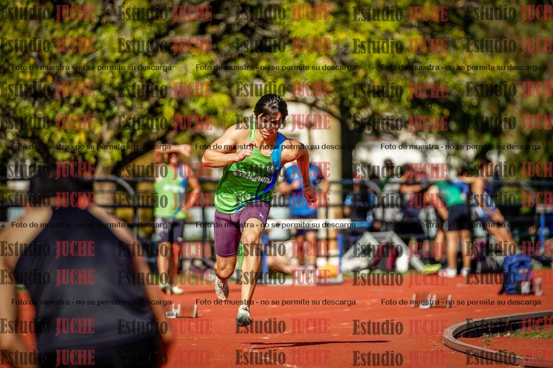 Fotos de los 200 m llanos de varones