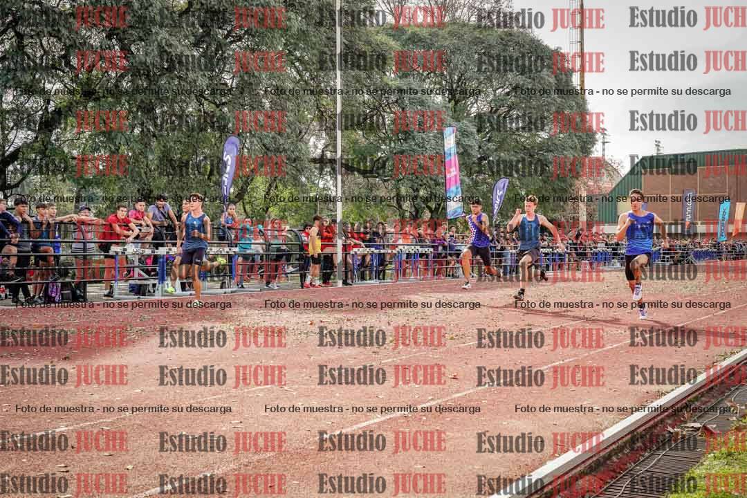Fotos de los 100 m llanos de varones