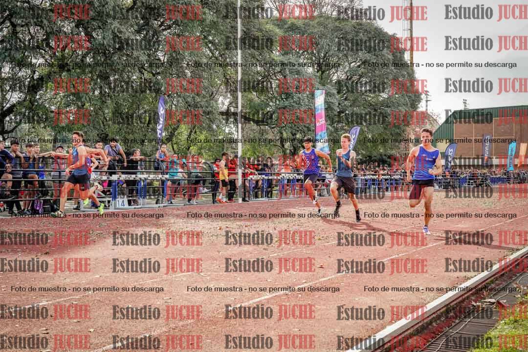 Fotos de los 100 m llanos de varones