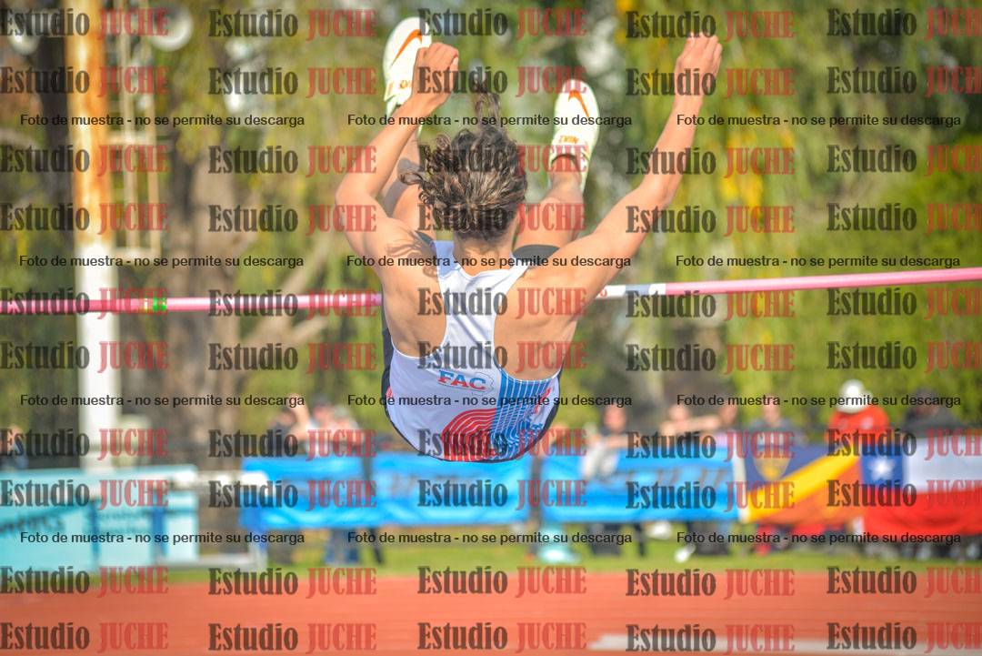 Fotos del salto en alto de varones