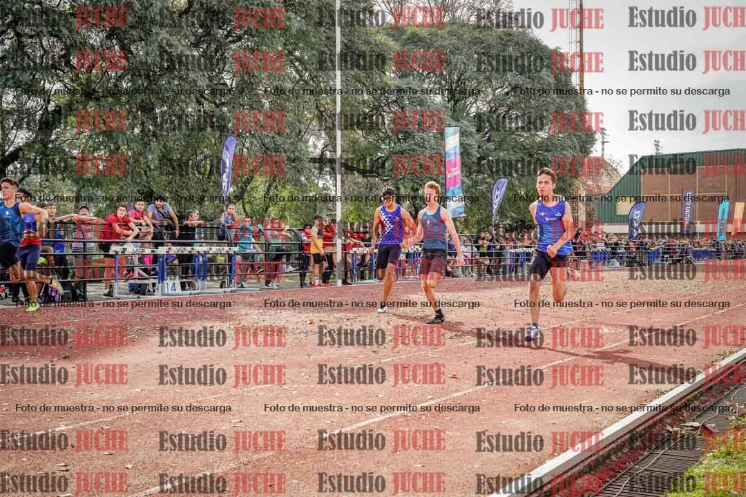 Fotos de los 100 m llanos de varones