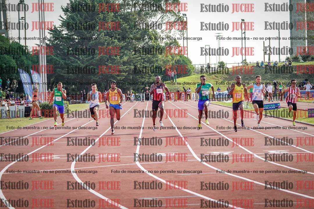 Fotos de los 100 m de varones - FINAL