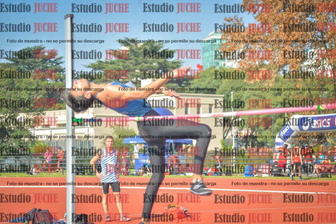 Fotos del salto en alto de varones