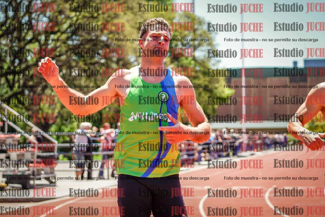 Fotos de los 100 m llanos de varones