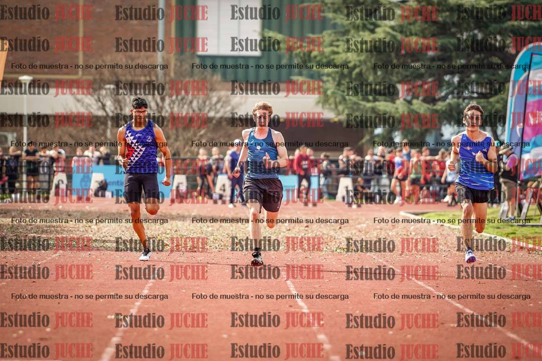 Fotos de los 100 m llanos de varones