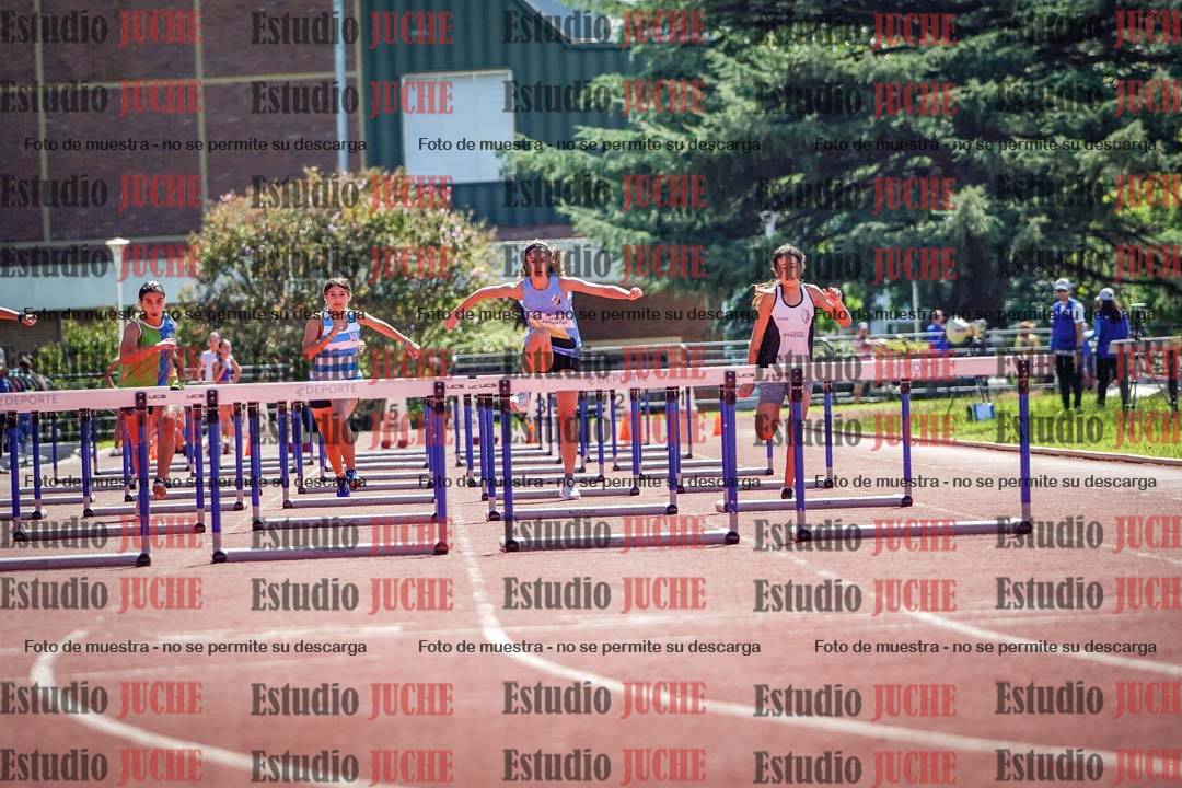 Fotos de los 80 m con vallas de mujeres