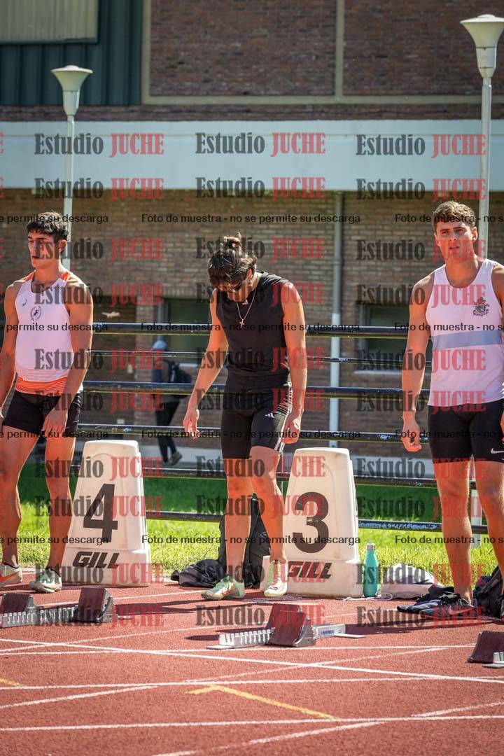 Fotos de los 100 m con vallas de varones