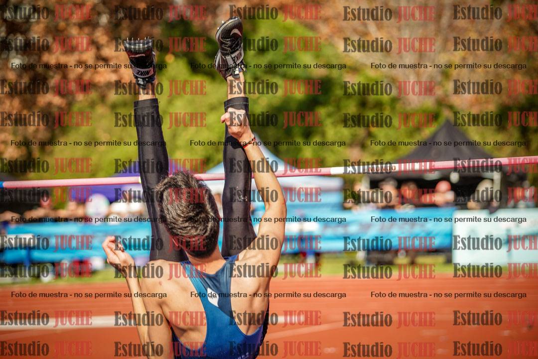 Fotos del salto en alto de varones