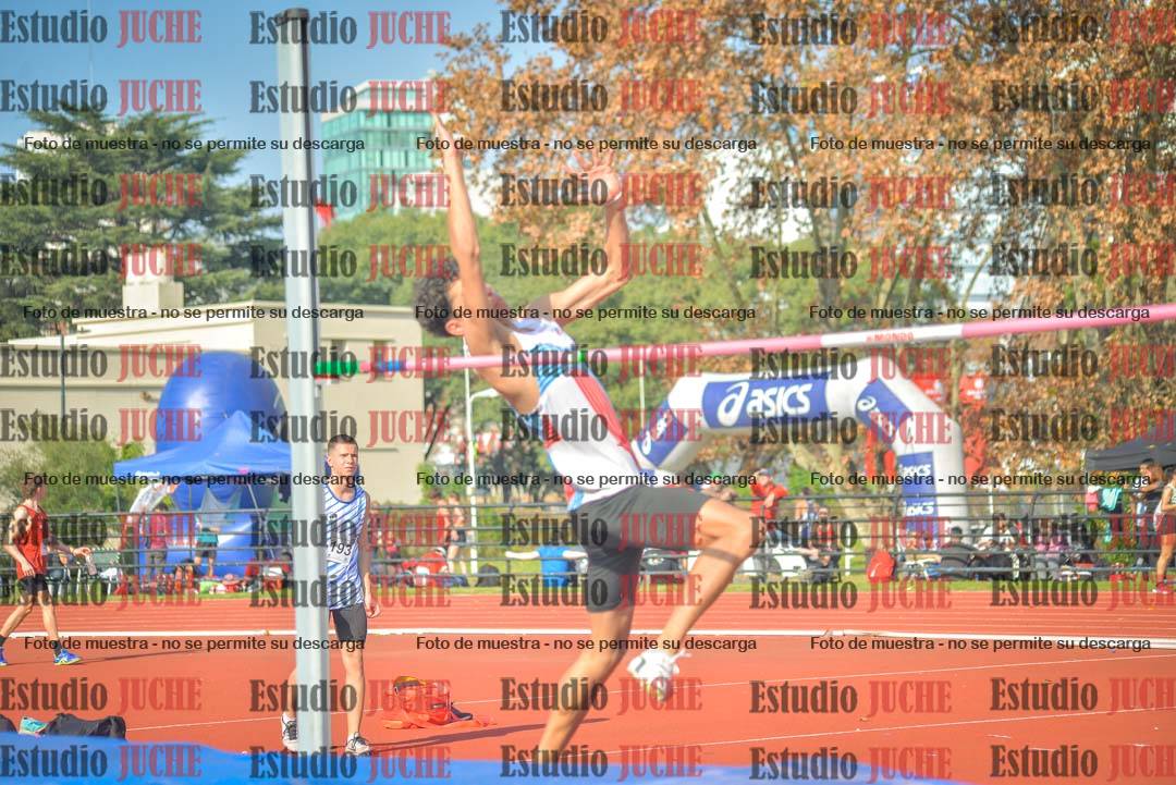 Fotos del salto en alto de varones