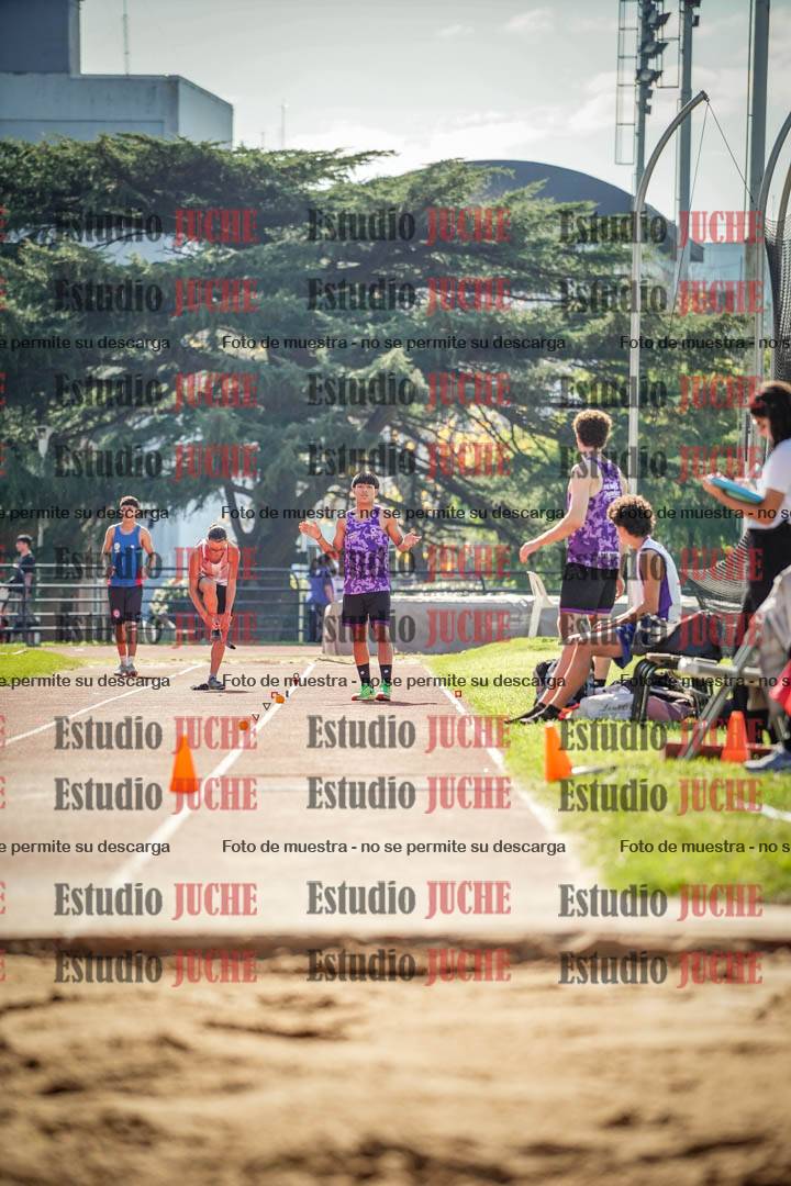 Fotos del salto triple de varones
