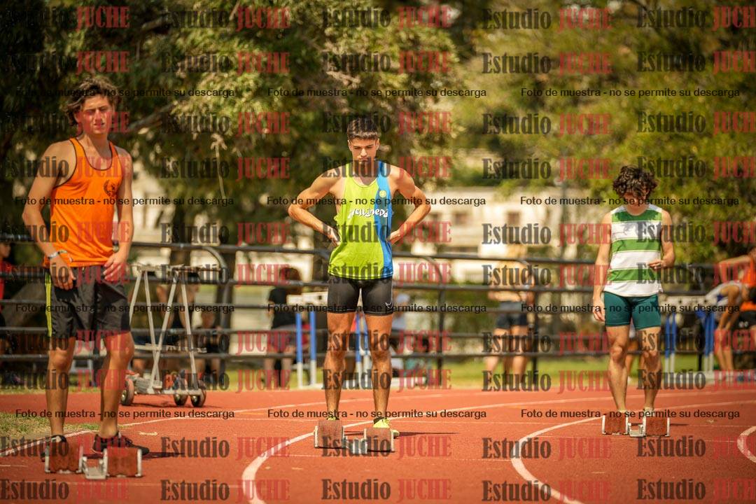 Fotos de los 200 m llanos de varones