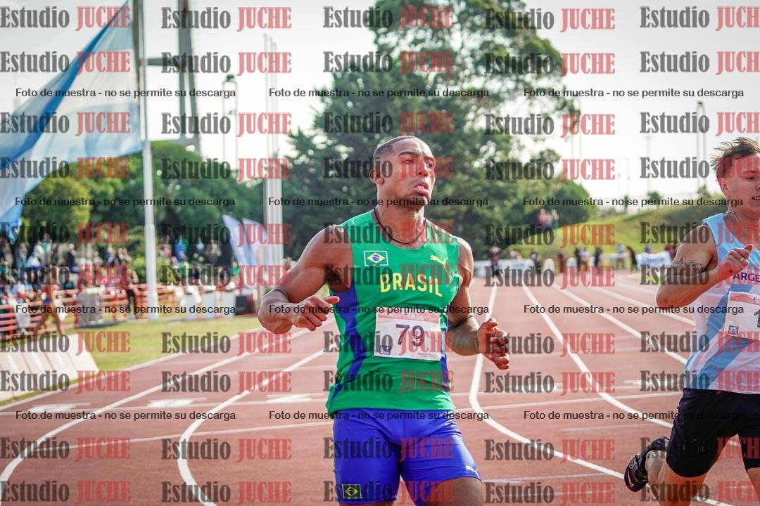 Fotos de los 100 m de varones - FINAL