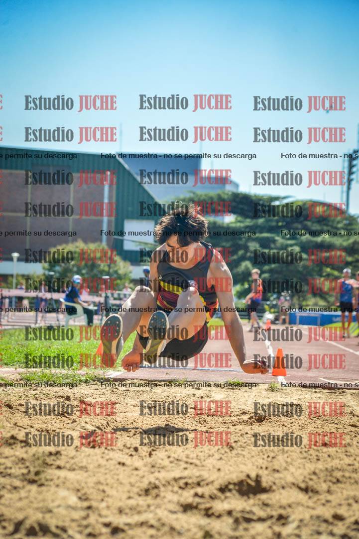 Fotos del salto en largo de varones