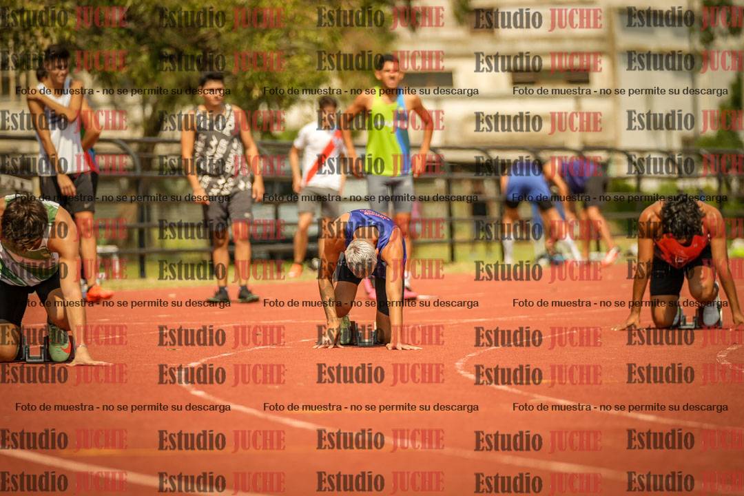 Fotos de los 200 m llanos de varones