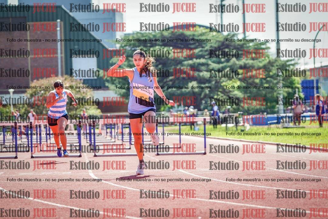 Fotos de los 80 m con vallas de mujeres