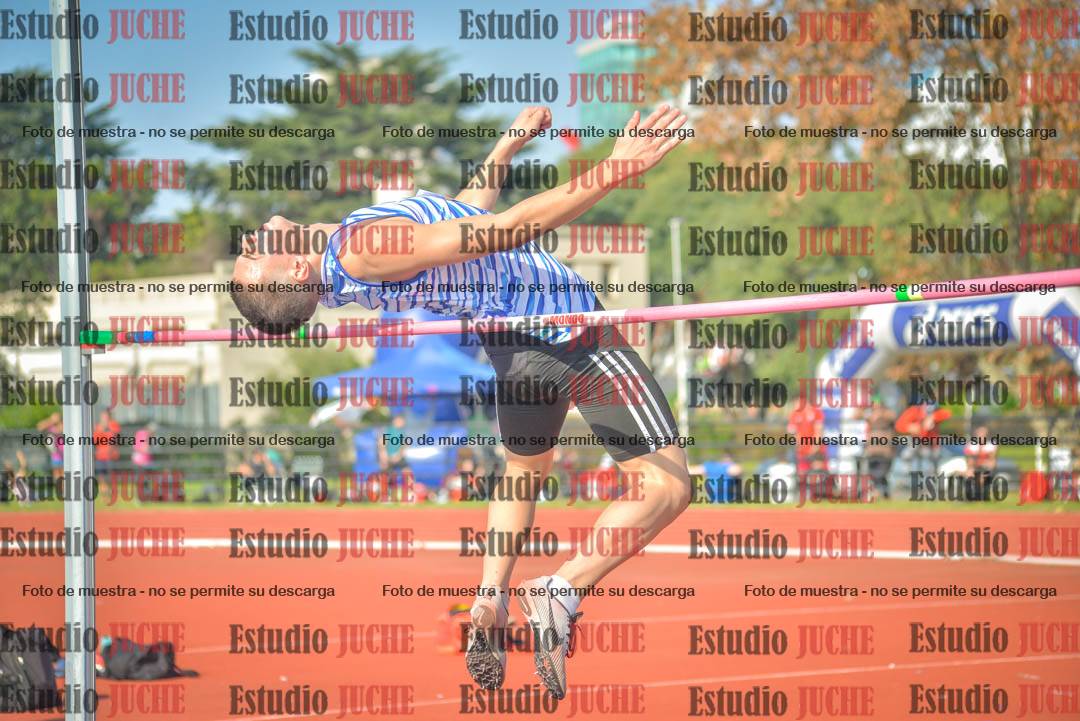 Fotos del salto en alto de varones