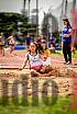 Fotos del salto en largo de mujeres