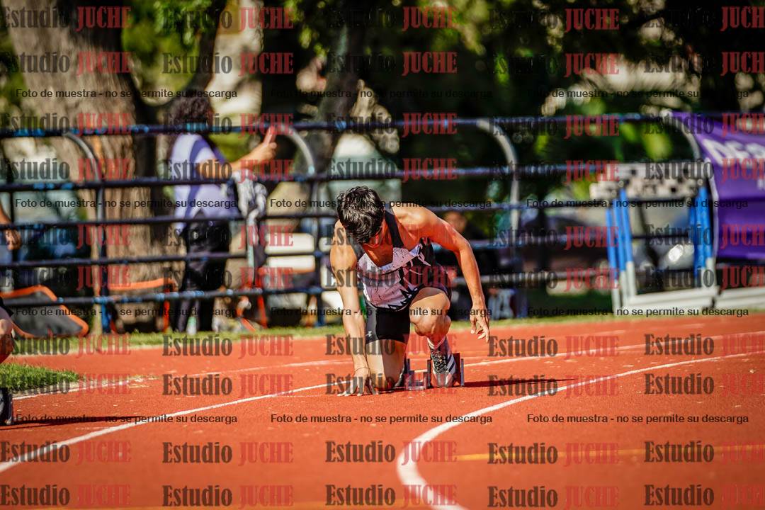 Fotos de los 200 m llanos de varones