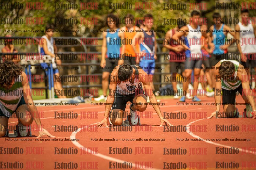 Fotos de los 200 m llanos de varones