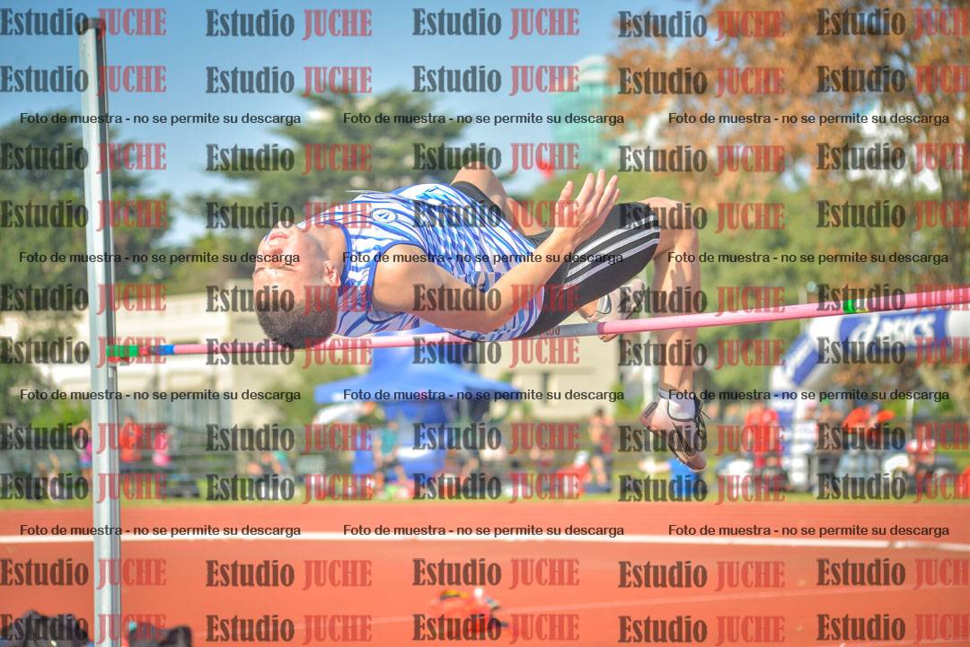 Fotos del salto en alto de varones