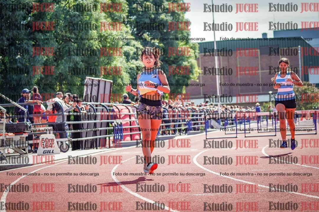 Fotos de los 80 m con vallas de mujeres