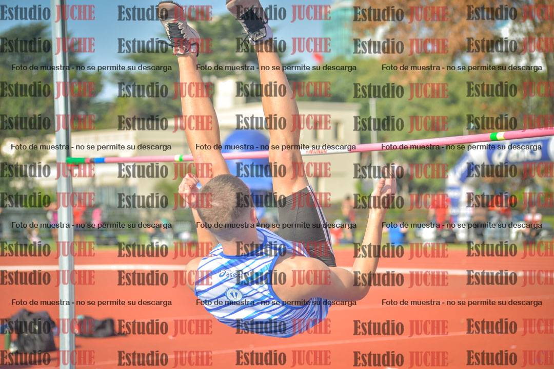 Fotos del salto en alto de varones