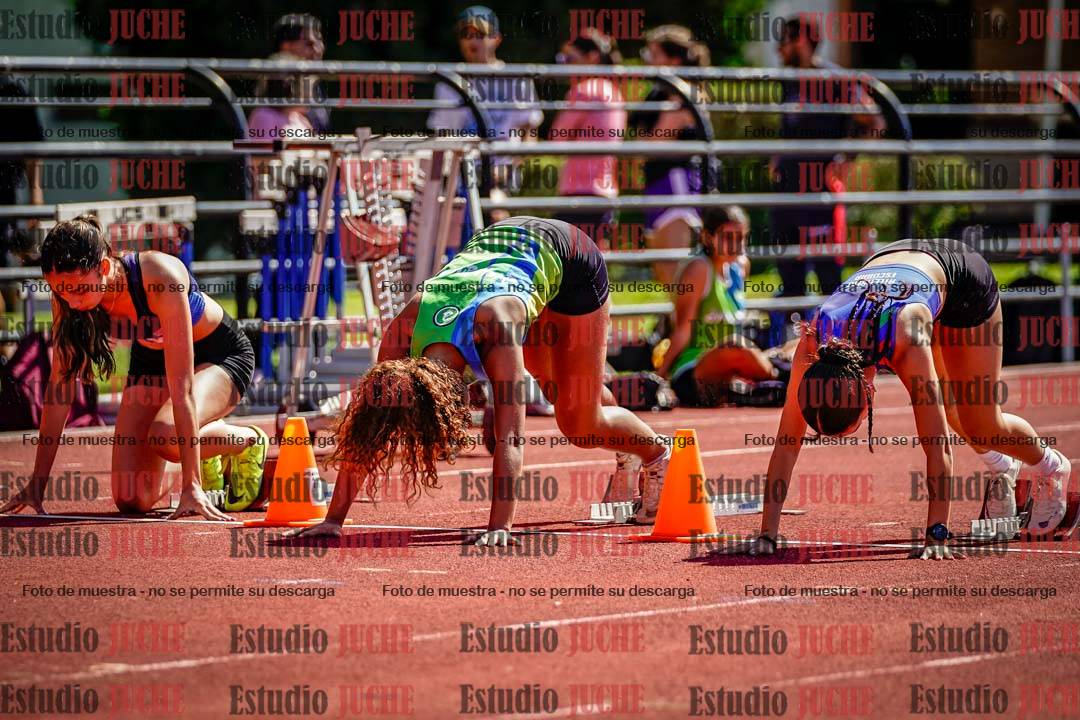 Fotos de los 80 m con vallas de mujeres