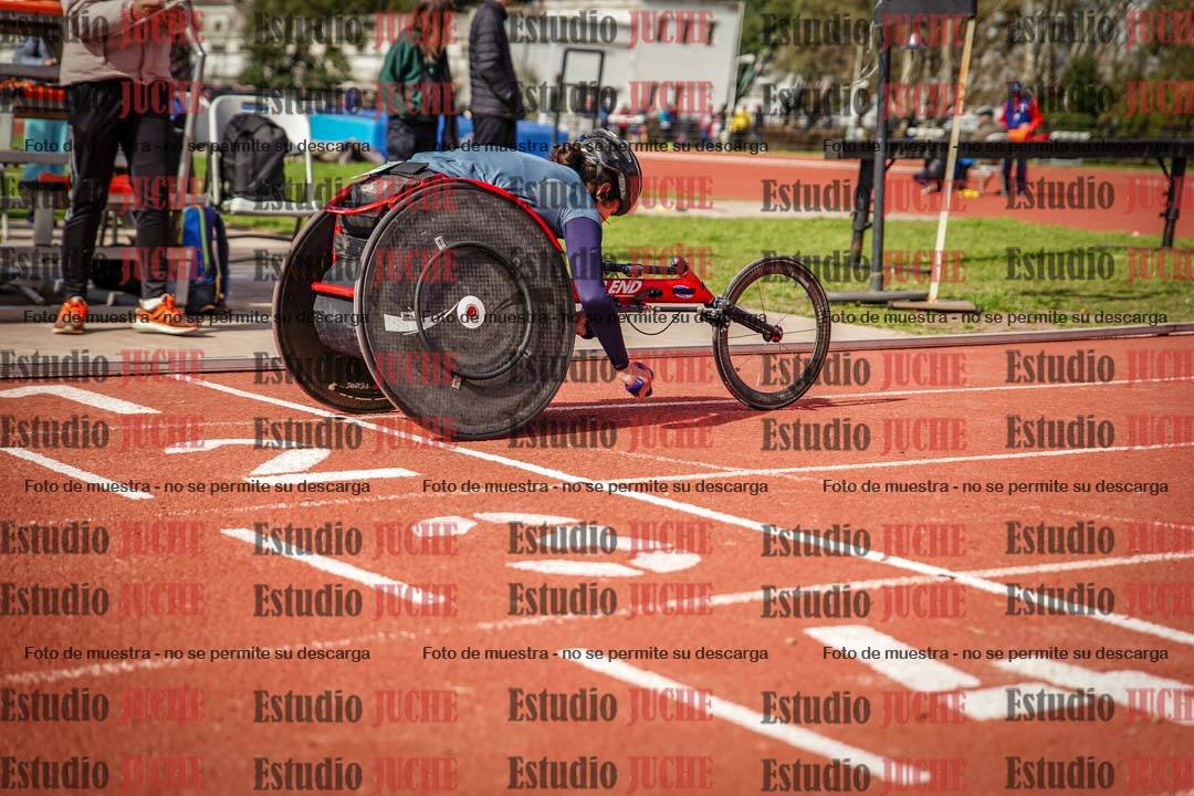 Fotos de los 800 m llanos de silla de ruedas