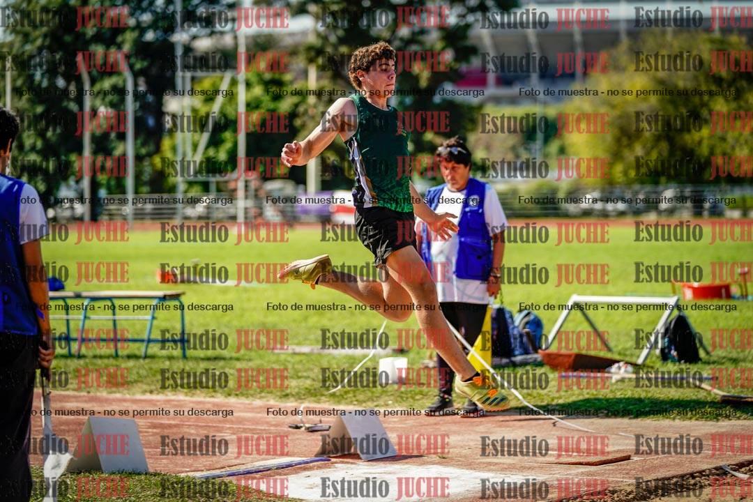 Fotos del salto en largo de varones