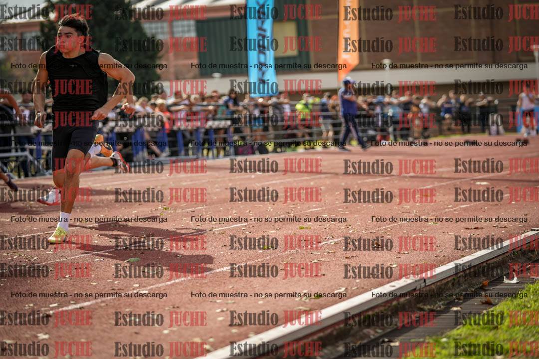 Fotos de los 100 m llanos de varones