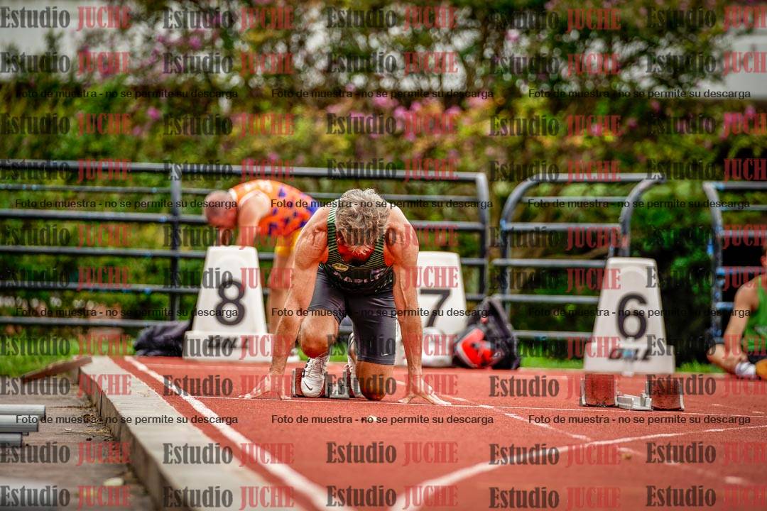 Fotos de los 100 m llanos de varones
