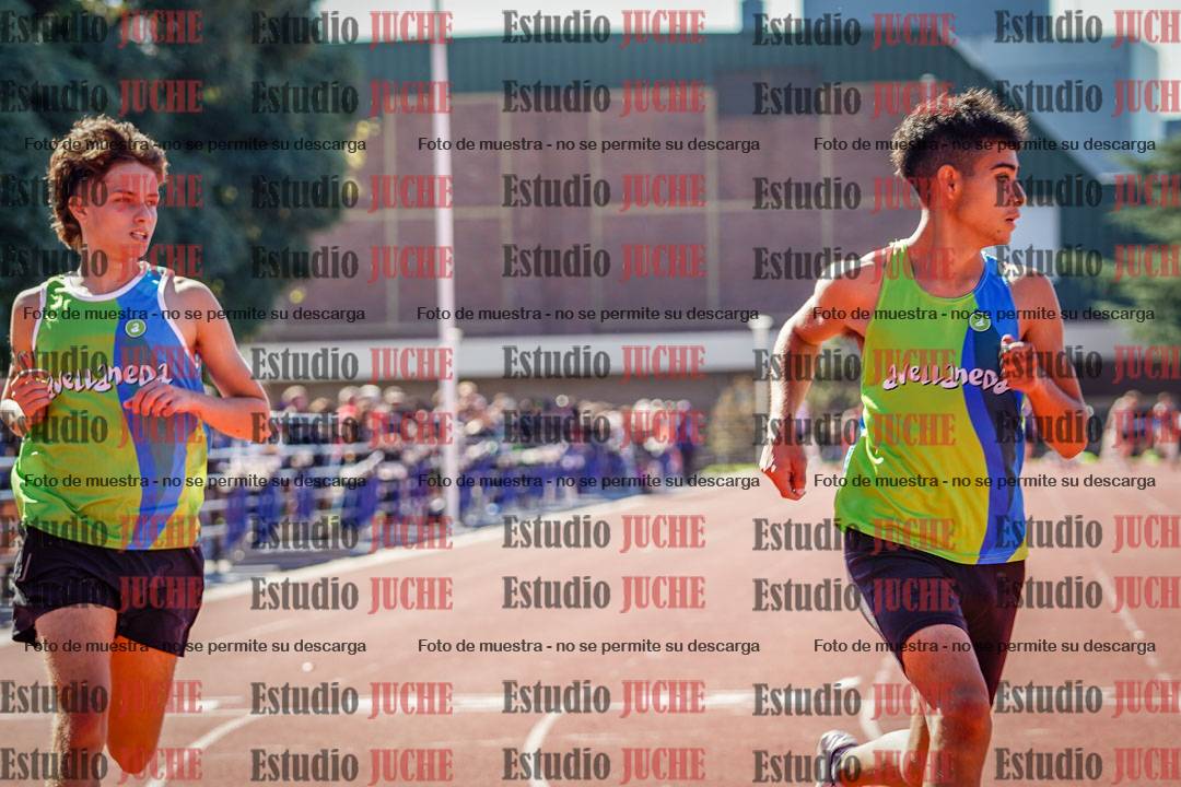 Fotos de los 100 m llanos de varones