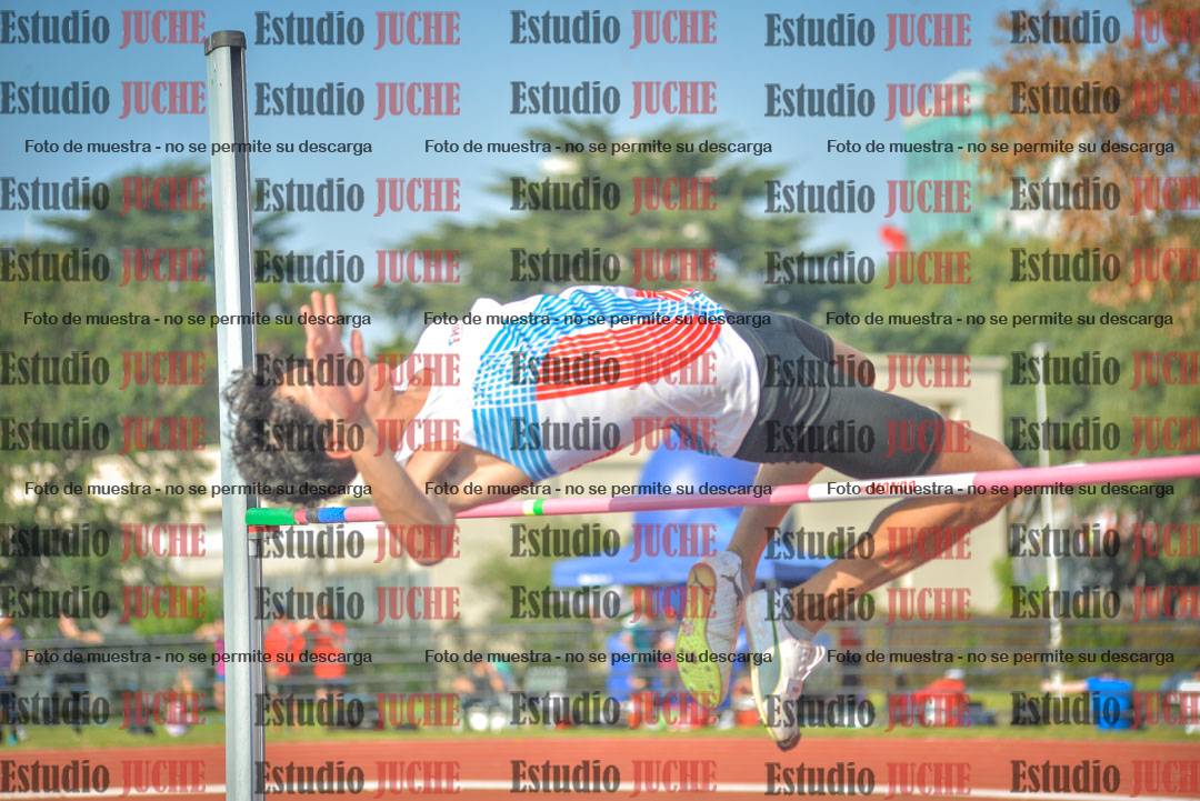 Fotos del salto en alto de varones
